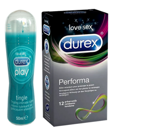 12 Kondome Durex Performa Mit Durex Play Tingle Gleitgel 50ml Ebay 9234